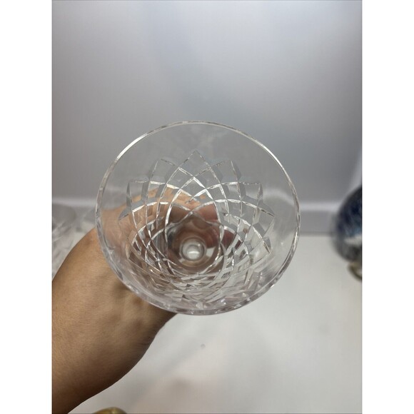 3 WATERFORD ADARE CUT CRYSTAL PORT/ CLARET WINE GLASS STEMWARE 5” H - Picture 9 of 14